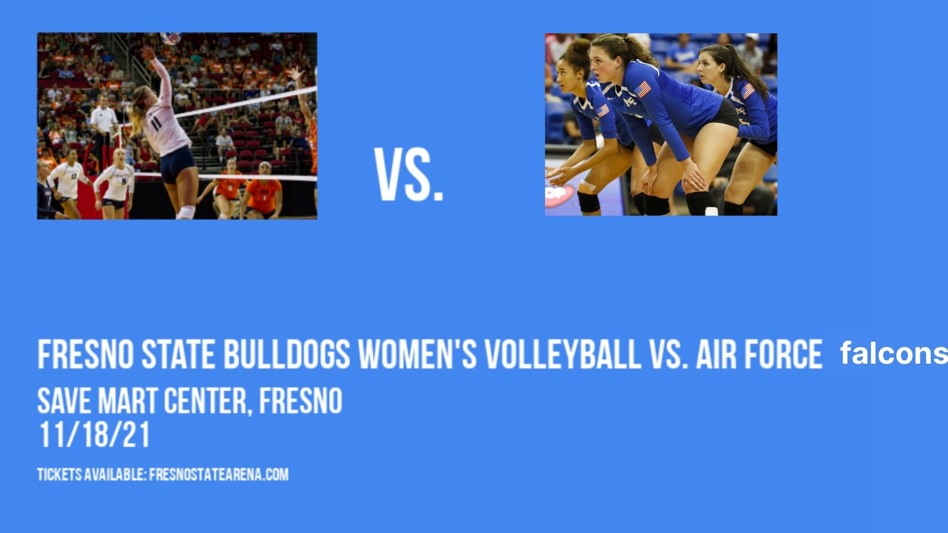 Fresno State Bulldogs Women's Volleyball vs. Air Force Falcons at Save Mart Center