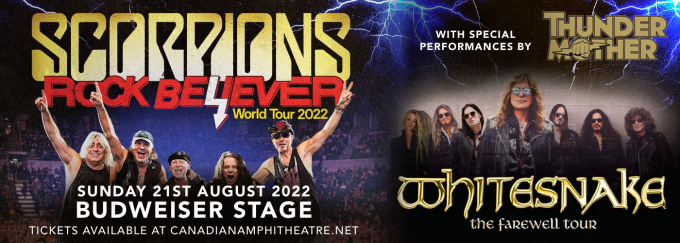 Scorpions, Whitesnake & Thundermother at Save Mart Center