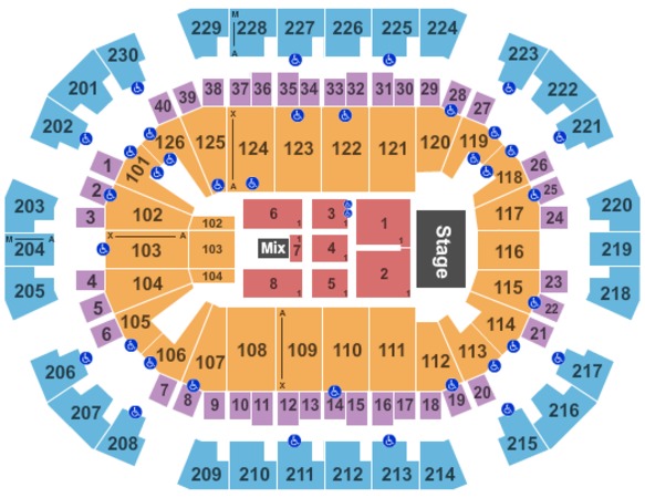 save mart center seating chart