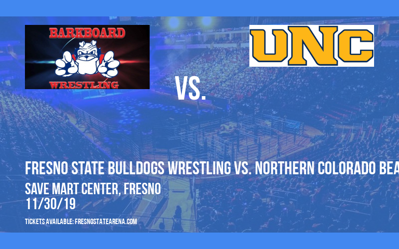 Fresno State Bulldogs Wrestling vs. Northern Colorado Bears at Save Mart Center tickets Fresno State Bulldogs Wrestling vs. Northern Colorado Bears at Save Mart Center
