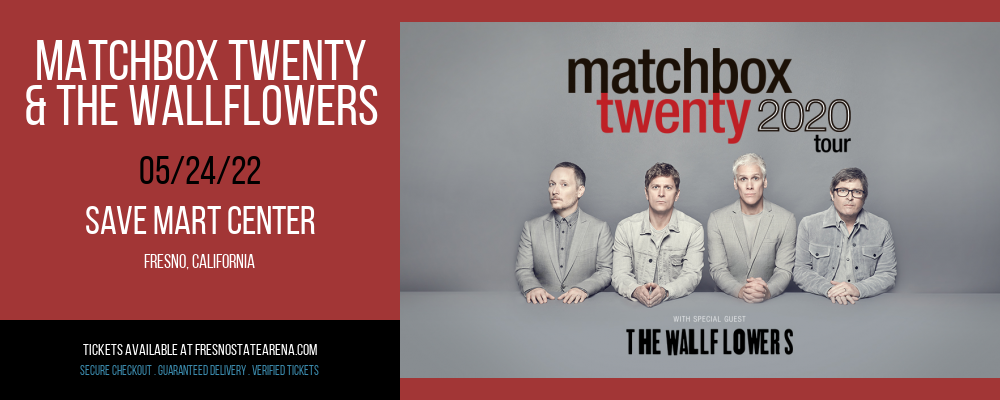 Matchbox Twenty & The Wallflowers at Save Mart Center tickets Matchbox Twenty & The Wallflowers at Save Mart Center